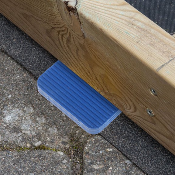 YOSADIER 100Pcs Blue Plastic Patio Furniture and Window Leveling Shims Versatile Support for Heavy Doors