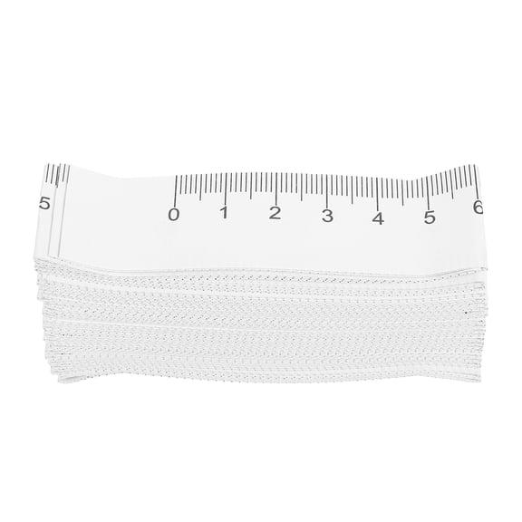 YOSADIER 100Pcs Double Sided Disposable Paper Measuring Ruler for Precise Body Measurements