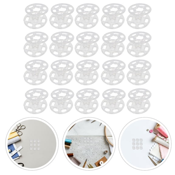 YOSADIER 100Pcs Invisible Snap Buttons Clothes Transparent Button Resin Clear for DIY Crafting and Sewing