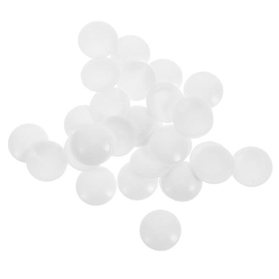 YOSADIER 100Pcs White DIY Supply Buttons for Craft Materials and Custom Accessories