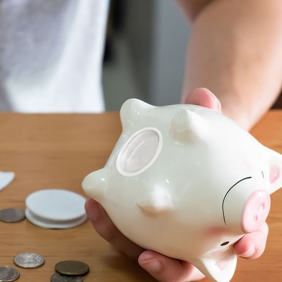 YOSADIER 10Pcs PVC Transparent Money Saving Box Cover with Reliable Seal and Convenient Use for Home