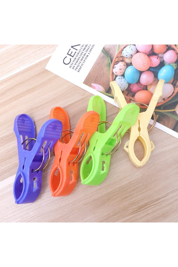 16Pcs Clamp Tarp Clips Assorted Colors with Barb Design for Secure Outdoor Tent Anchoring