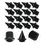 YOSADIER Running Shoe Spikes Black Metal for Sprinting and Athletic Training