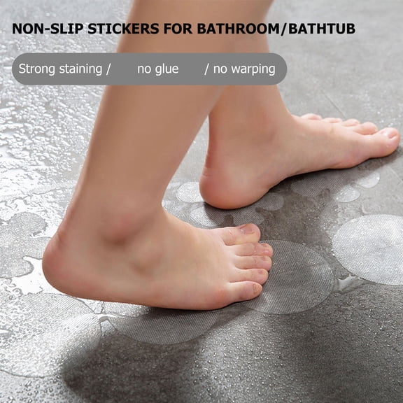 YOSADIER 16Pcs Transparent Bath Safety Stickers Anti Slipping Decals for Shower and Pool