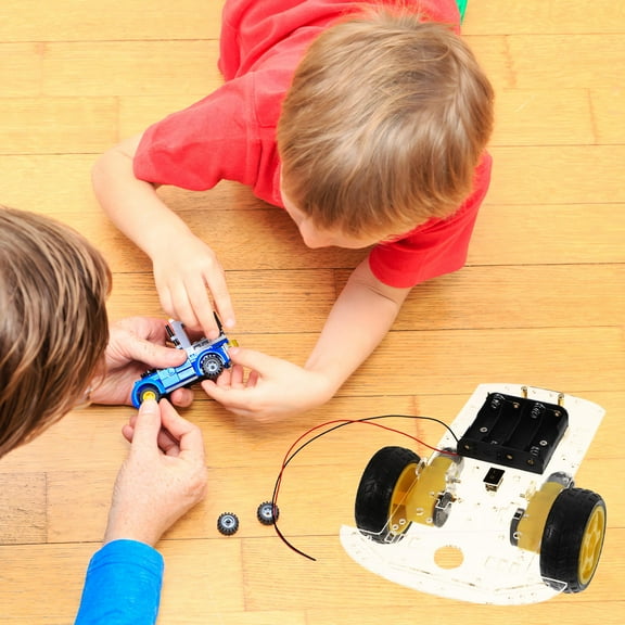 YOSADIER 1Pack Diy Smart Robot Car Chassis Kit with Tracing and Obstacle Avoidance Features