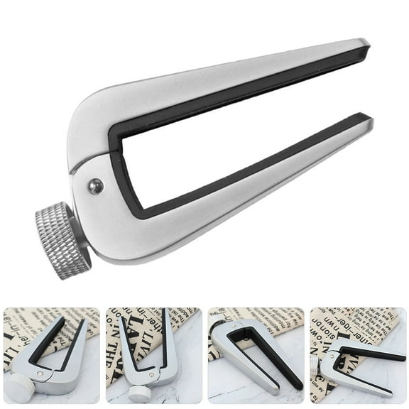 YOSADIER Adjustable Guitar Capo for Acoustic and Electric Guitars, Stable Pitch Clamp, Metal Design