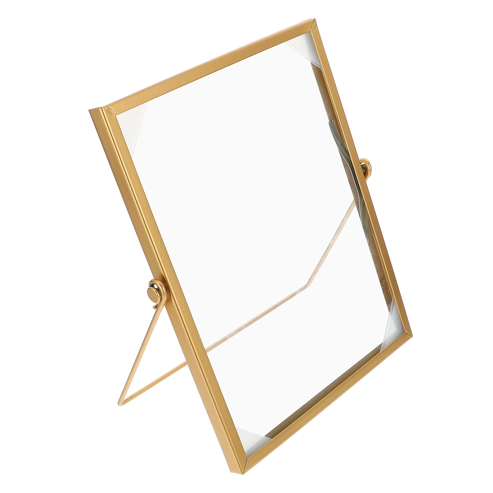 YOSADIER 1Pack Golden Iron Photo Frame Square Nordic Style Home Decor ...