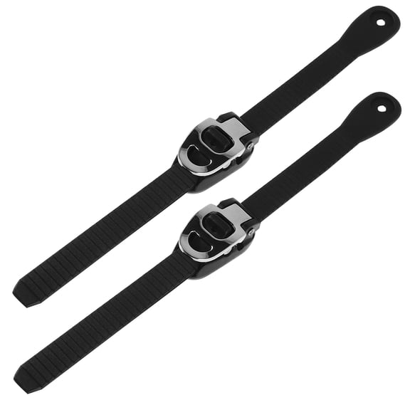 YOSADIER 1 Pair Black Adjustable Roller Skate Replacement Buckle Strap with Screws