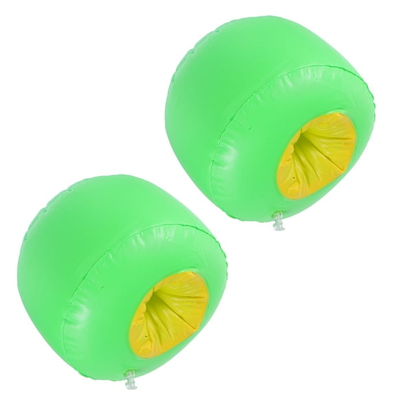 YOSADIER Inflatable Boxing Gloves 1 Pair Light Green PVC Wear Resistant for Home Gym Training