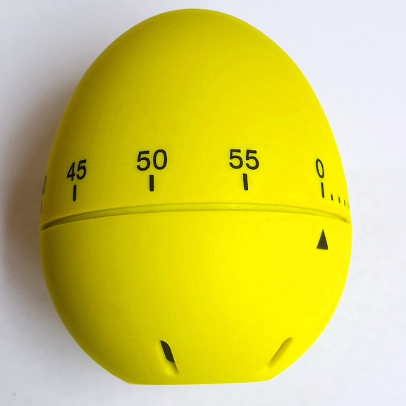 YOSADIER Portable Yellow Kitchen Timer - Creative Egg Design for Easy Time Recording
