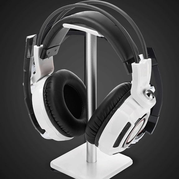 YOSADIER 1Pc White Gaming Headphone Stand Stable Tabletop Headset Rack with Easy Installation