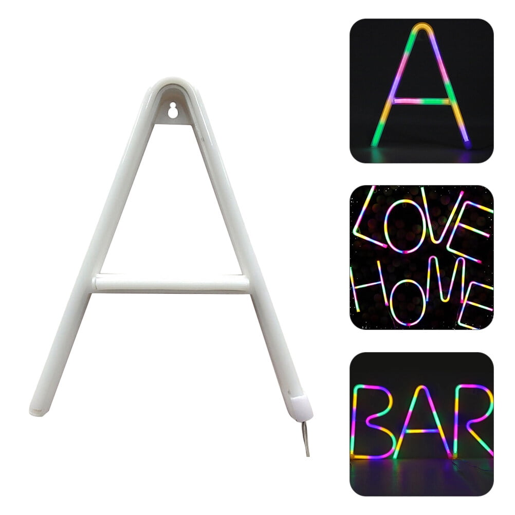 YOSADIER 1Pcs Blue Letter Led Lights for Children Bedroom Decorative ...