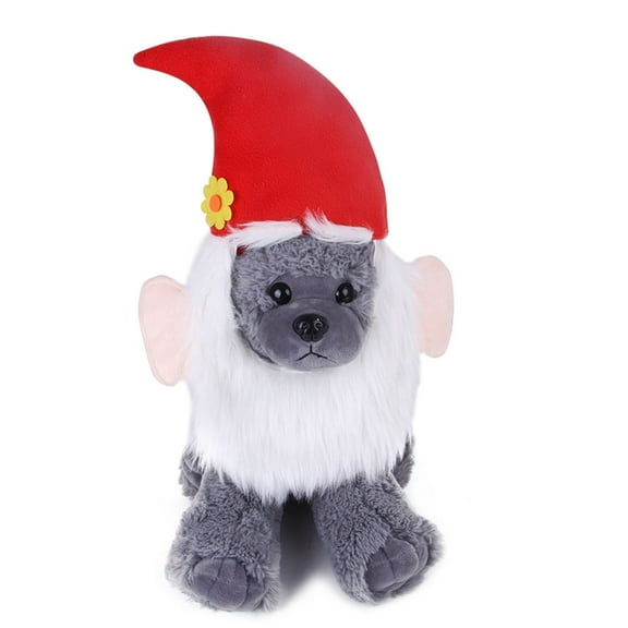 YOSADIER 1Pcs Cat Decorative Headgear Red Polar Fleece Headwear For Christmas
