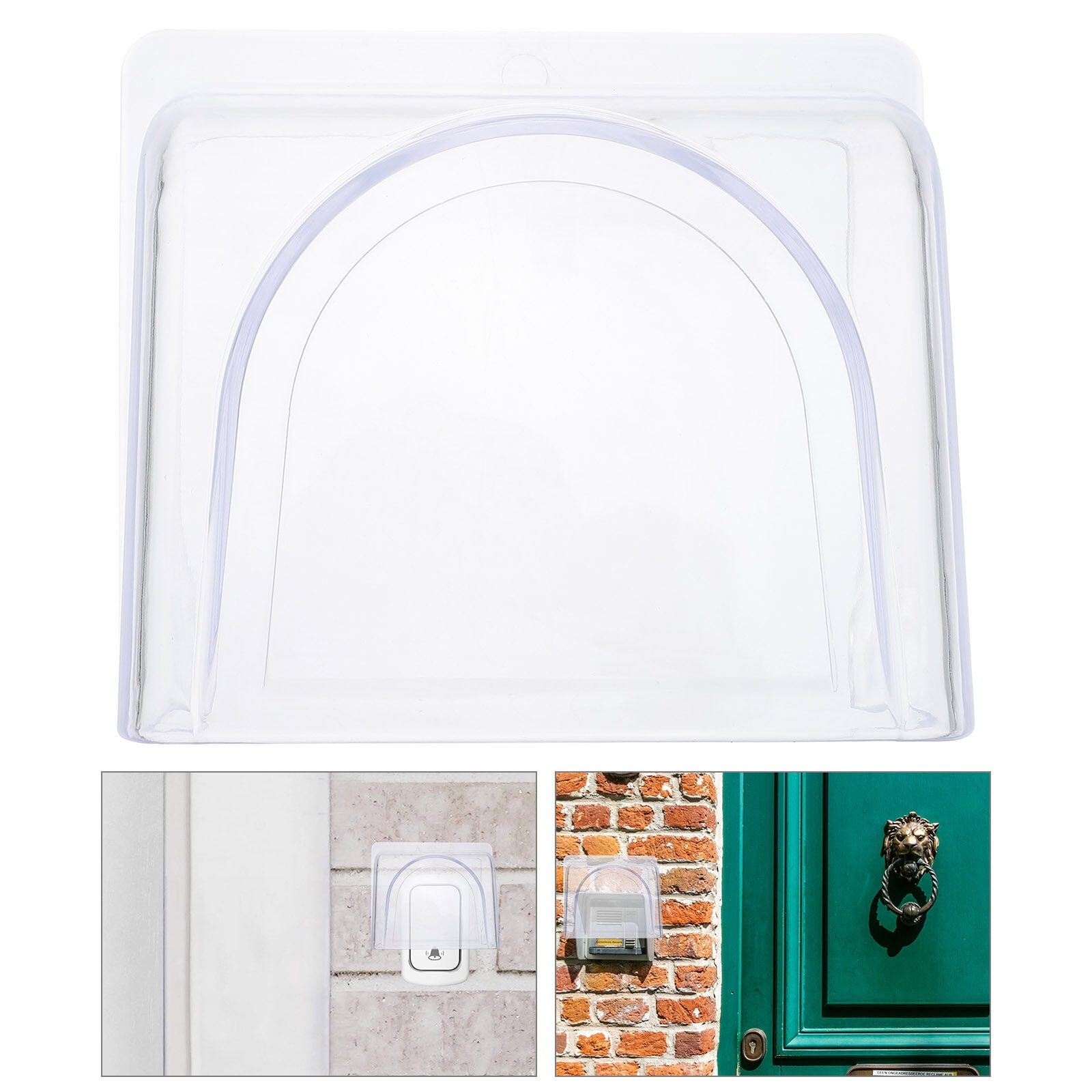 YOSADIER Transparent Rainproof Doorbell Cover Plastic Protector for Home Access Devices