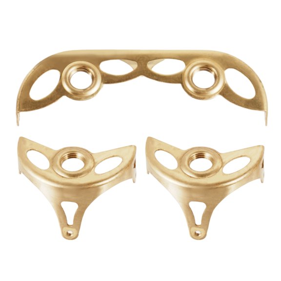 YOSADIER 1Set Alto Saxophone Repair Tool Kit with Golden Saxophone Bell Guard and Pads Replacement Parts