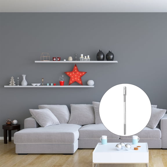 YOSADIER 1Set Silver Wall Partition Bracket with Screws for Easy Mounting and Durable Use