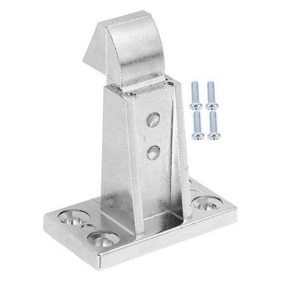 YOSADIER Heavy Duty Freezer Latch, Plated Silver, Zinc Alloy, Simple Design, Secure Fit
