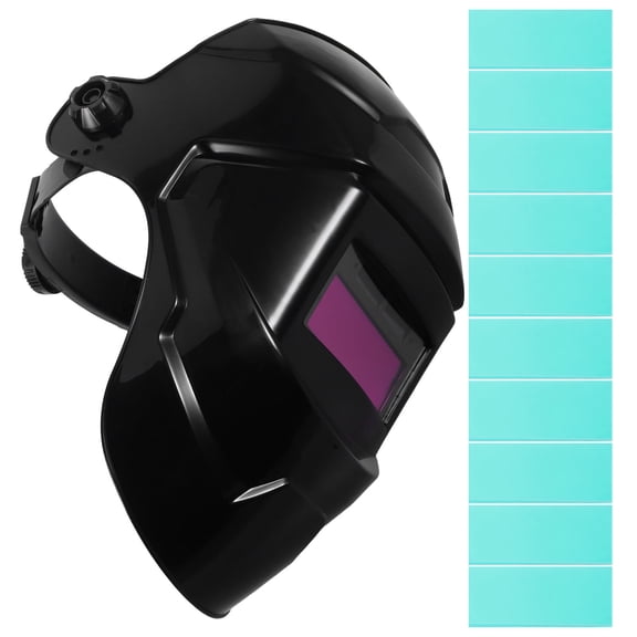 YOSADIER 1Set Black Auto Dimming Welding Hood Safety Shield for Arc and Electric Welding