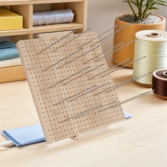 YOSADIER Wooden Crochet Blocking Board Set with Pins, Measuring Grid, Crochet Finishing Tool for Squares and Blocking
