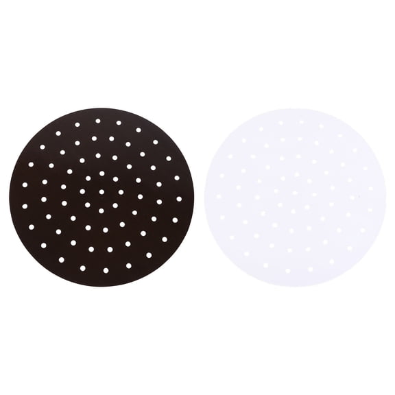 YOSADIER 2-Pack Silicone Air Fryer Mats Nonstick Baking Liners for Easy Food Release and Cleanup, Perfect for Home Cooking