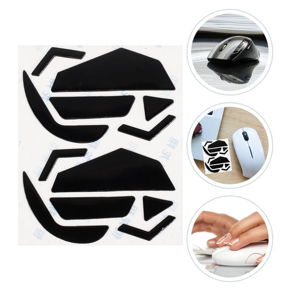 YOSADIER 2 Sets Silicone Mouse Foot Pads for and Wrist Fatigue Relief in Office and Home Use