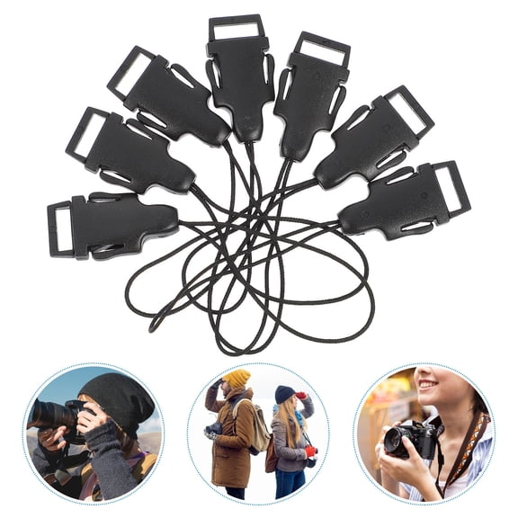 YOSADIER 20Pcs Quick Release Camera Strap Loop Black Connector for Eyelet Belt