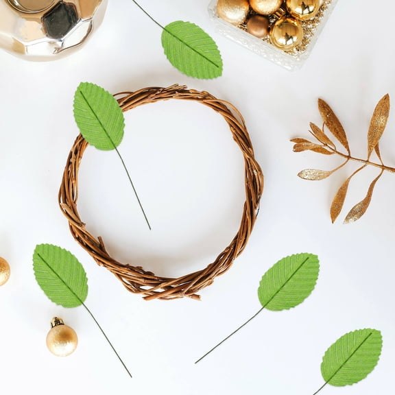 YOSADIER 200Pcs Decorative Artificial Leaf for Office Household Wedding Party Decor