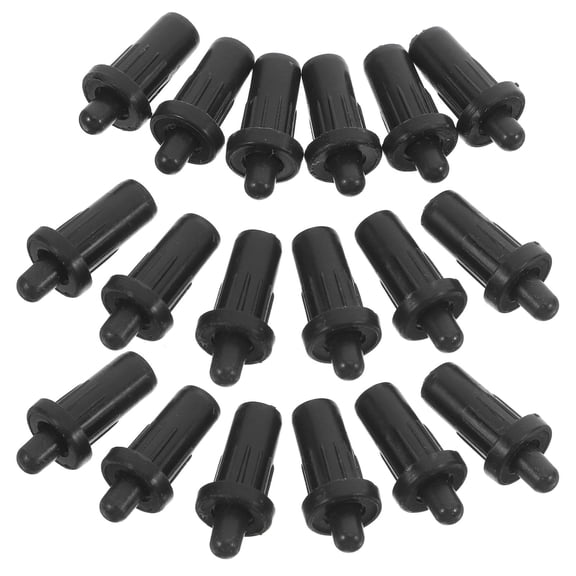YOSADIER Black Plastic Cabinet Door Dampers Soft Close Hardware for Home Repair and Furniture Accessories