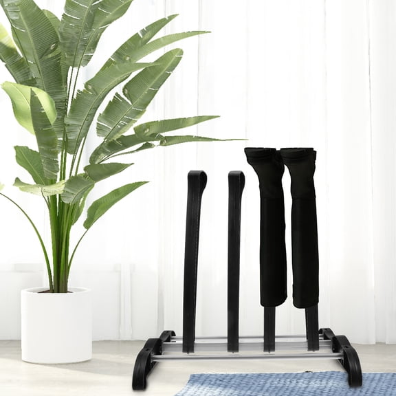 YOSADIER 2Pair Multi-Function Boot Storage Stand for Long Boots Over The Knee in Black
