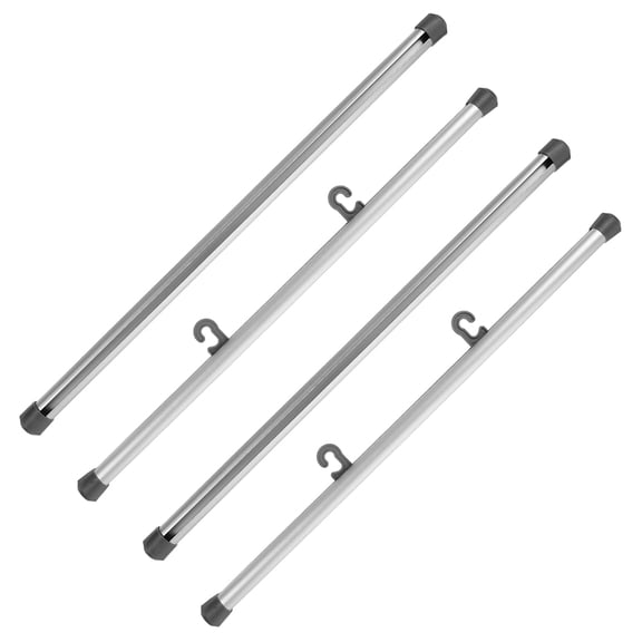 YOSADIER 2Pairs Aluminum Alloy Poster Holder for Hanging Maps Paintings and Tapestry
