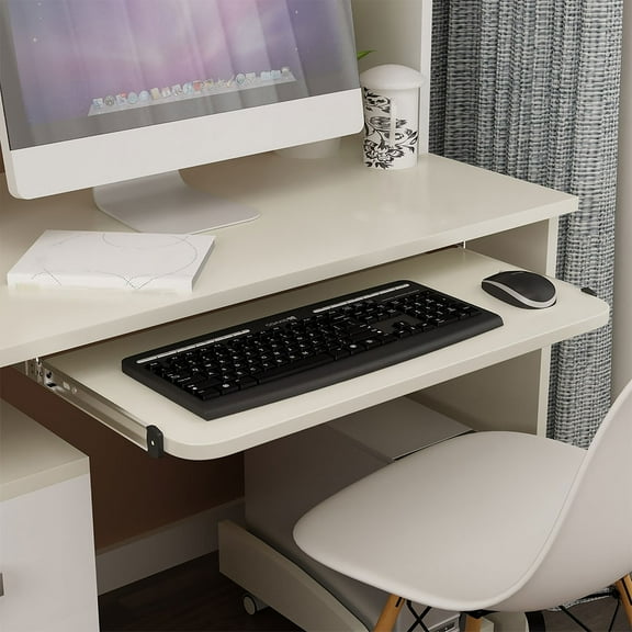 YOSADIER 2Pairs Practical Use Drawer Slide Rollers for Desk Base 13.8x1in