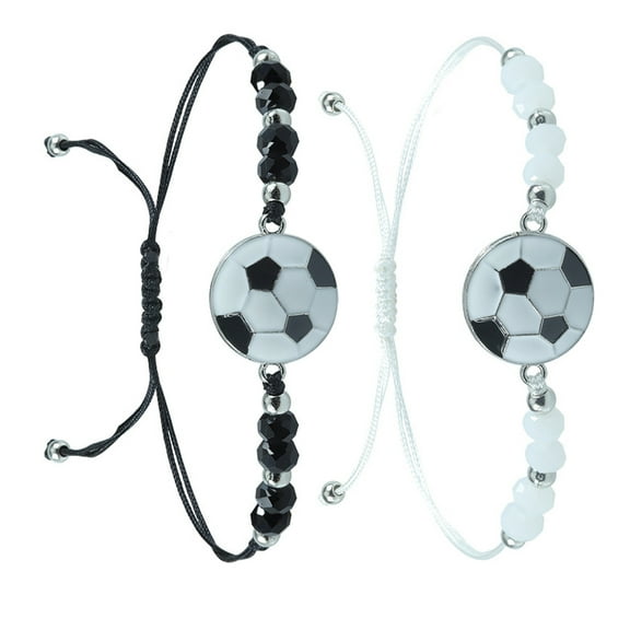 YOSADIER 2-Pack Boys Football Bracelets in Assorted Colors, Sports Fan Gear, and Stylish Accessories for Kids