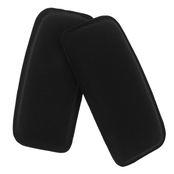 YOSADIER 2Pcs Black Car Leg Cushion Pads Ergonomic Thigh Rest for Enhanced Driving Comfort