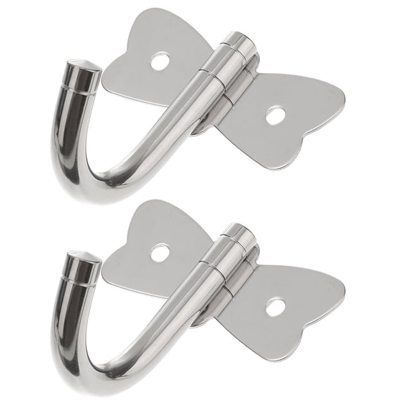 YOSADIER 2Pcs Stainless Steel Dragonfly Shaped Coat Hooks for Wall Mounted Storage and Entryway Organization