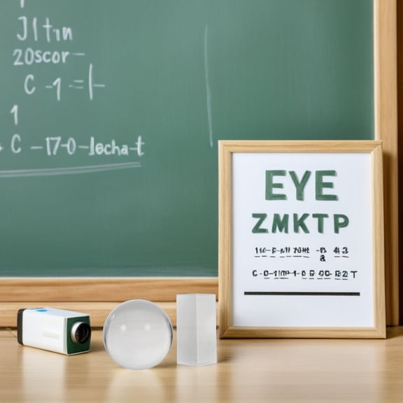 YOSADIER Clear Crystal Prism Optic for School Teaching and Photography Effects 2Pcs