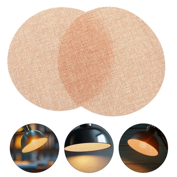 YOSADIER 2Pcs Lamp Shade Diffuser Fabric Cover for Spotlight and Ceiling Light Fixtures