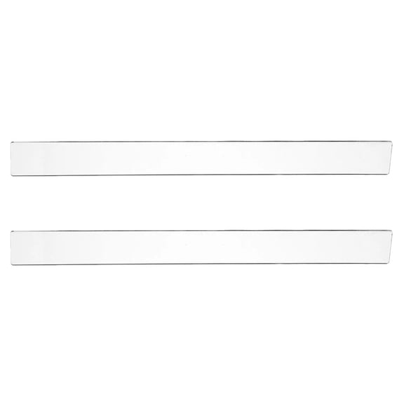YOSADIER 2Pcs Transparent Dough Leveler Sticks for Adjustable Dough Thickness