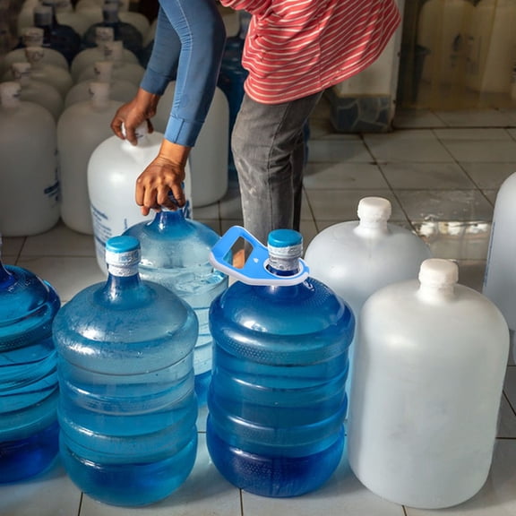 YOSADIER Water Bucket Lifter PP Effortless Lifting Home Use Blue 2Pcs