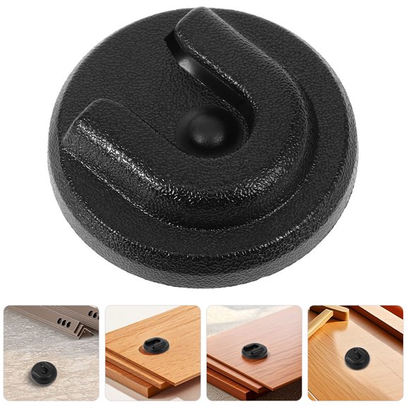 YOSADIER 2Pcs Durable Black Microphone Hanger Hook for Motorcycle and Car Radio Accessories