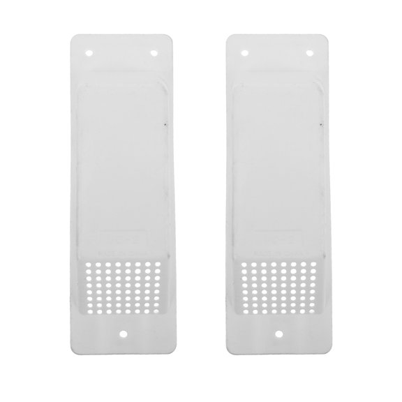YOSADIER 2-Pack White ABS Cargo Box Air Vent Covers for Trucks and Shipping Containers, and Easy to Install