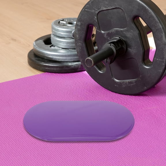 YOSADIER 2Pcs Exercise Sliders Purple Floor Fitness Slides with Nonslip Design for Home Use