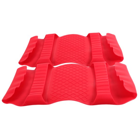 YOSADIER 2Pcs Finger Guards for Cutting Bread Slicer Guide Red Silicone Cooking Kitchen Gadget