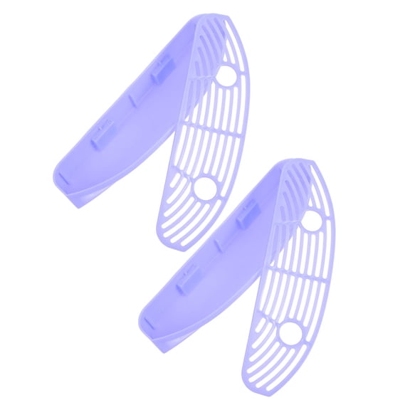 YOSADIER 2-Pack Violet Plastic Water Dispenser Drip Trays with Removable Design for Home Kitchen Spill
