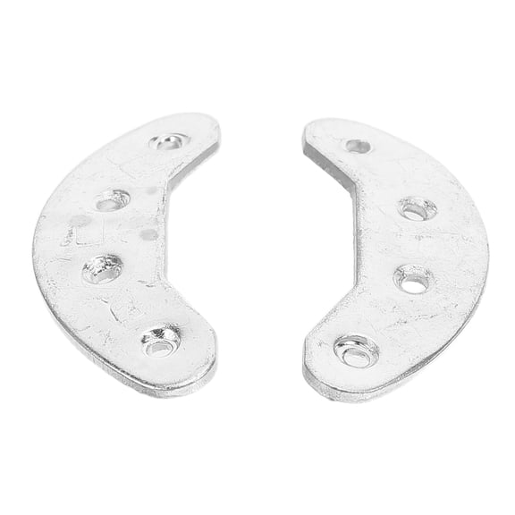 YOSADIER 2Pcs Metal Heel Tap Replacement Pads Self-Adhesive Shoe Heel Cushions for Boot Sole Repair