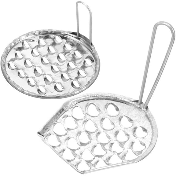 YOSADIER Set of 2 Reusable Stainless Steel Food Scrapers Kitchen Tools for Home Cooking and Restaurant Use