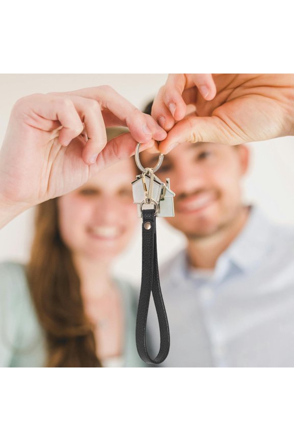 2-Pack PU Keychain Wristlet Strap for Wallets, Phones, and Bags - Secure, Stylish, and Easy to Use