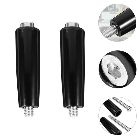 YOSADIER 2Pcs Thread Handwheel Milling Machine Handwheel Rotating Handle Black Grease Resistance Professionals