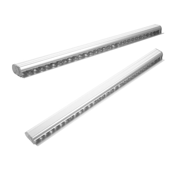 YOSADIER 2Pcs Wall Mounted Ticket Holder Rail Plated Silver Aluminum Restaurant Order Organizer