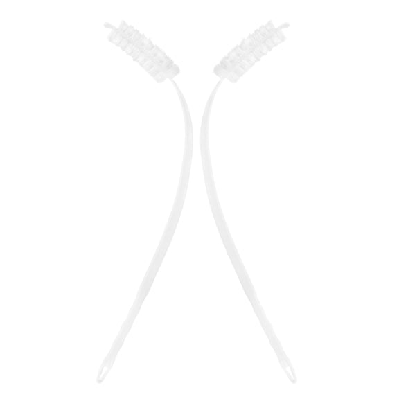 YOSADIER 2Pcs Washing Machine Scrubber Brush Dual Soft Bristles Ergonomic Handle for Home