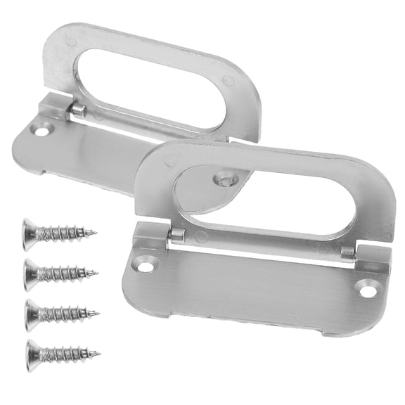YOSADIER 4 Screws Zinc Alloy Furniture Handles Rectangular Minimalist Design for Bathroom Cabinets